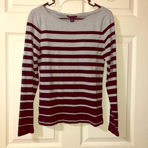 Tommy Hilfiger Striped Long Sleeve SIZE: LARGE